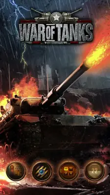 War of tanks theme Iron battle android App screenshot 2