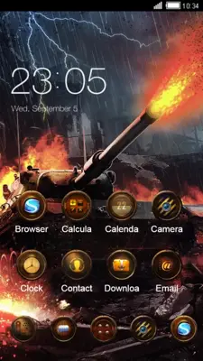 War of tanks theme Iron battle android App screenshot 4